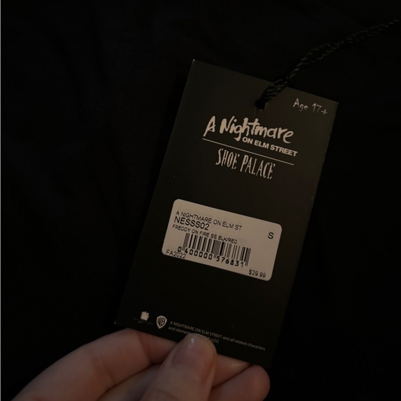 Nightmare on Elm St Short Sleeve Graphic Tee - Picture 4 of 5